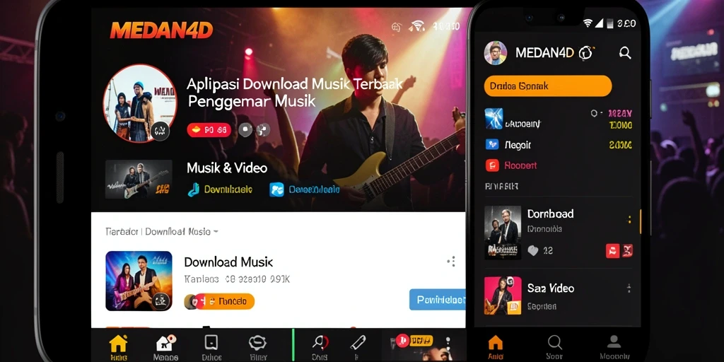Tampilan antarmuka MEDAN4D yang menarik dan fungsional untuk Download Musik.
